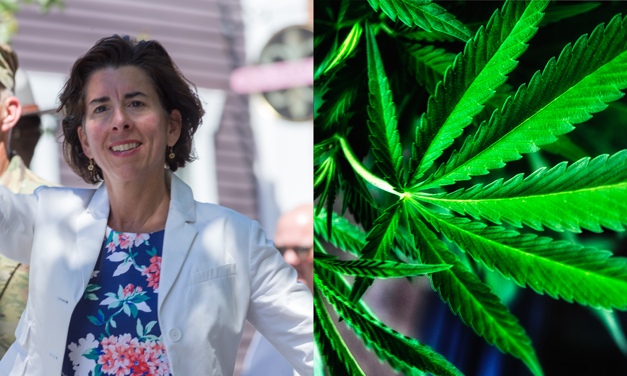 Rhode Island may be peer pressured into legalizing marijuana by Neighbors says, Governor